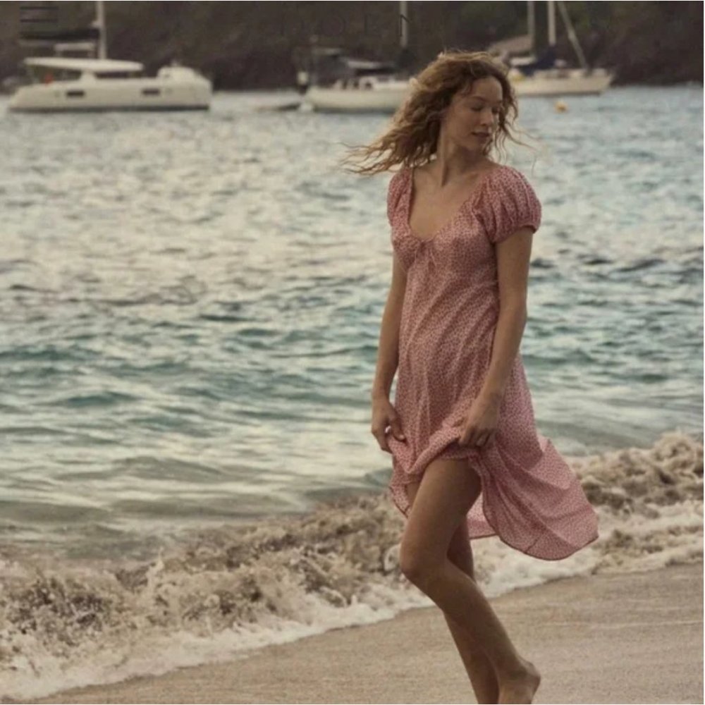 DOEN XS Sofia Dress, Cosmos Hillside Bloom